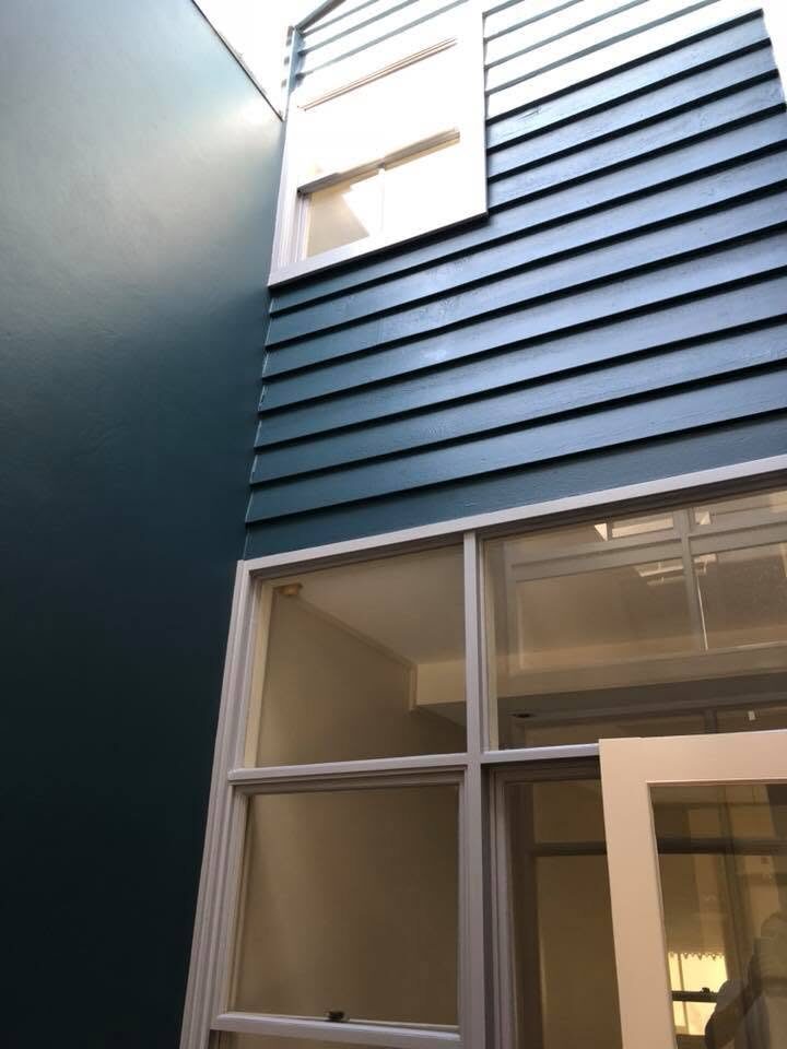 Teal weatherboard cladding, Deep teal blue, by Luxe Effects